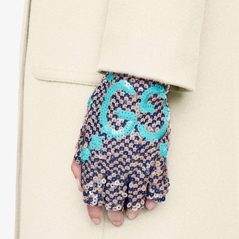 Gucci fingerless gloves